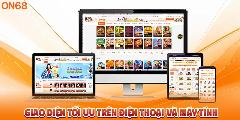 Giao diện tối ưu trên điện thoại và máy tính